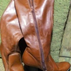 Brown high heel mossimo boots